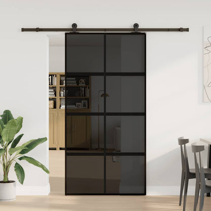 vidaXL Sliding Door with Hardware Set 102.5x205 cm 2