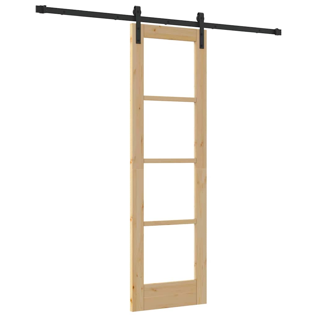 Sliding Door ORKDAL 200 cm Natural and black 61 cm 198.5 cm