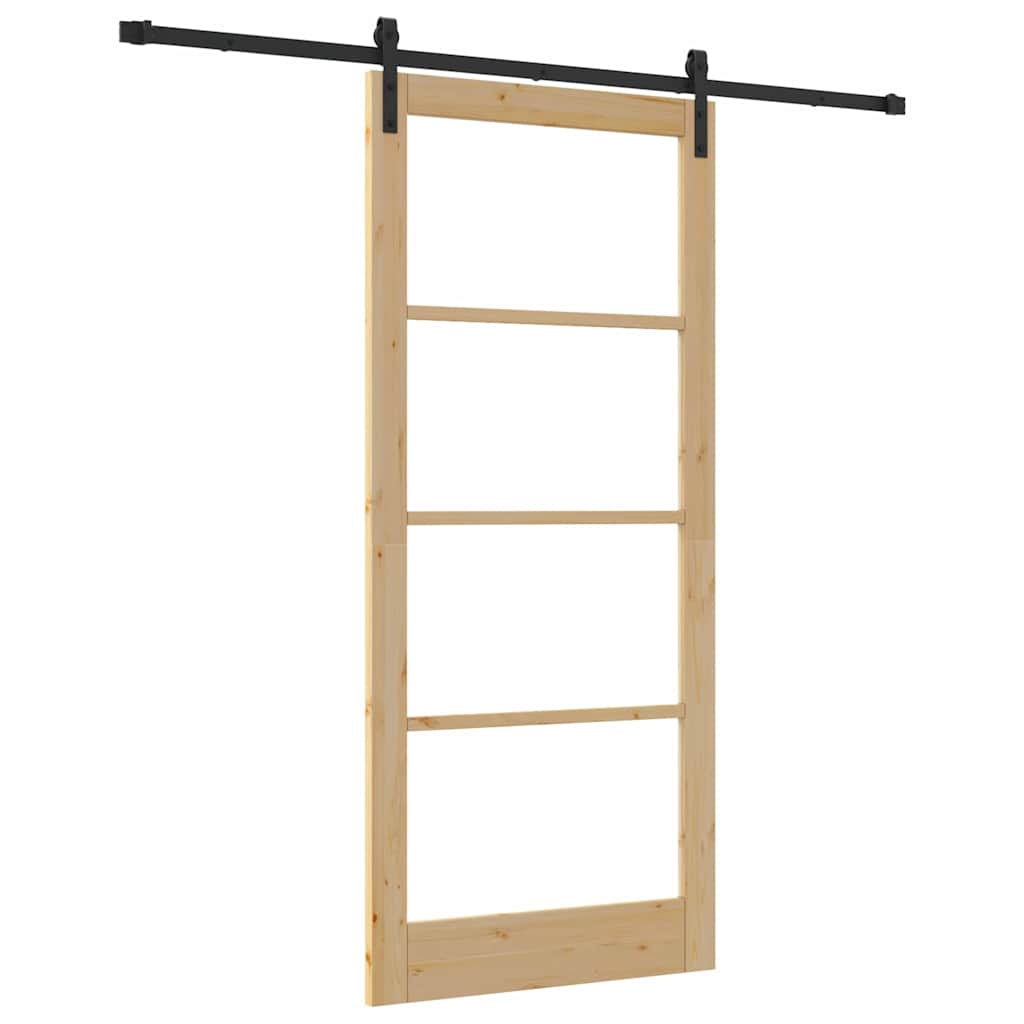 vidaXL Sliding Door ORKDAL Natural 93 x 211 cm 2