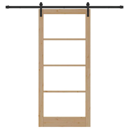 vidaXL Sliding Door ORKDAL Natural 93 x 211 cm 4