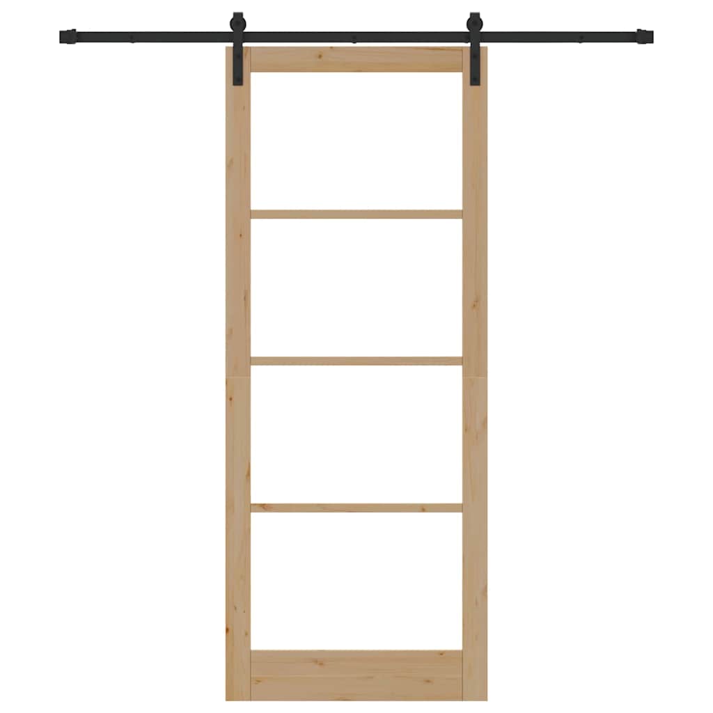vidaXL Sliding Door Other ORKDAL Brown 93 x 232 cm 4