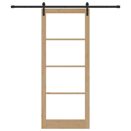 vidaXL Sliding Door Other ORKDAL Brown 93 x 232 cm 4