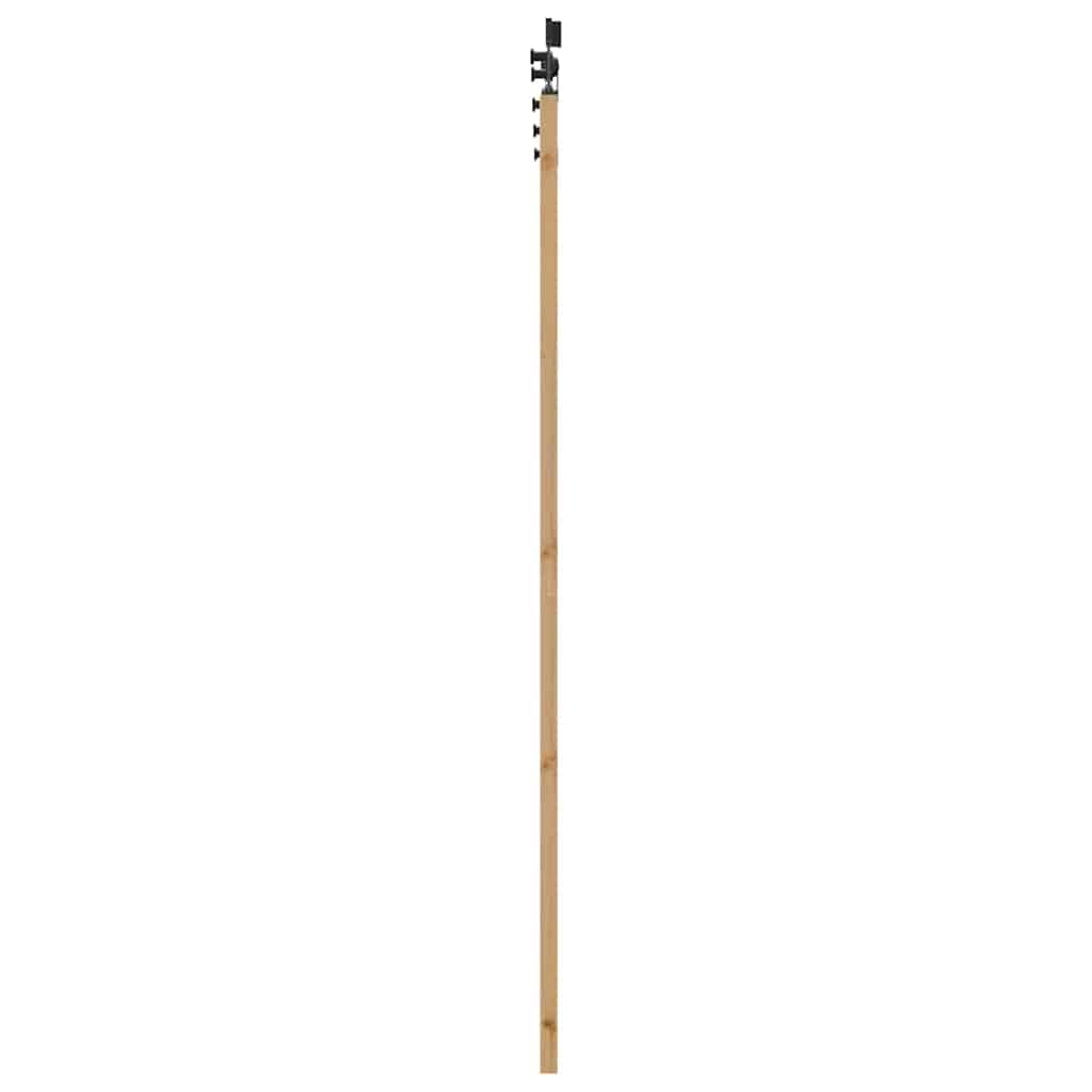 vidaXL Sliding Door ORKDAL 93 x 211 cm Solid Pine Wood and Glass 5