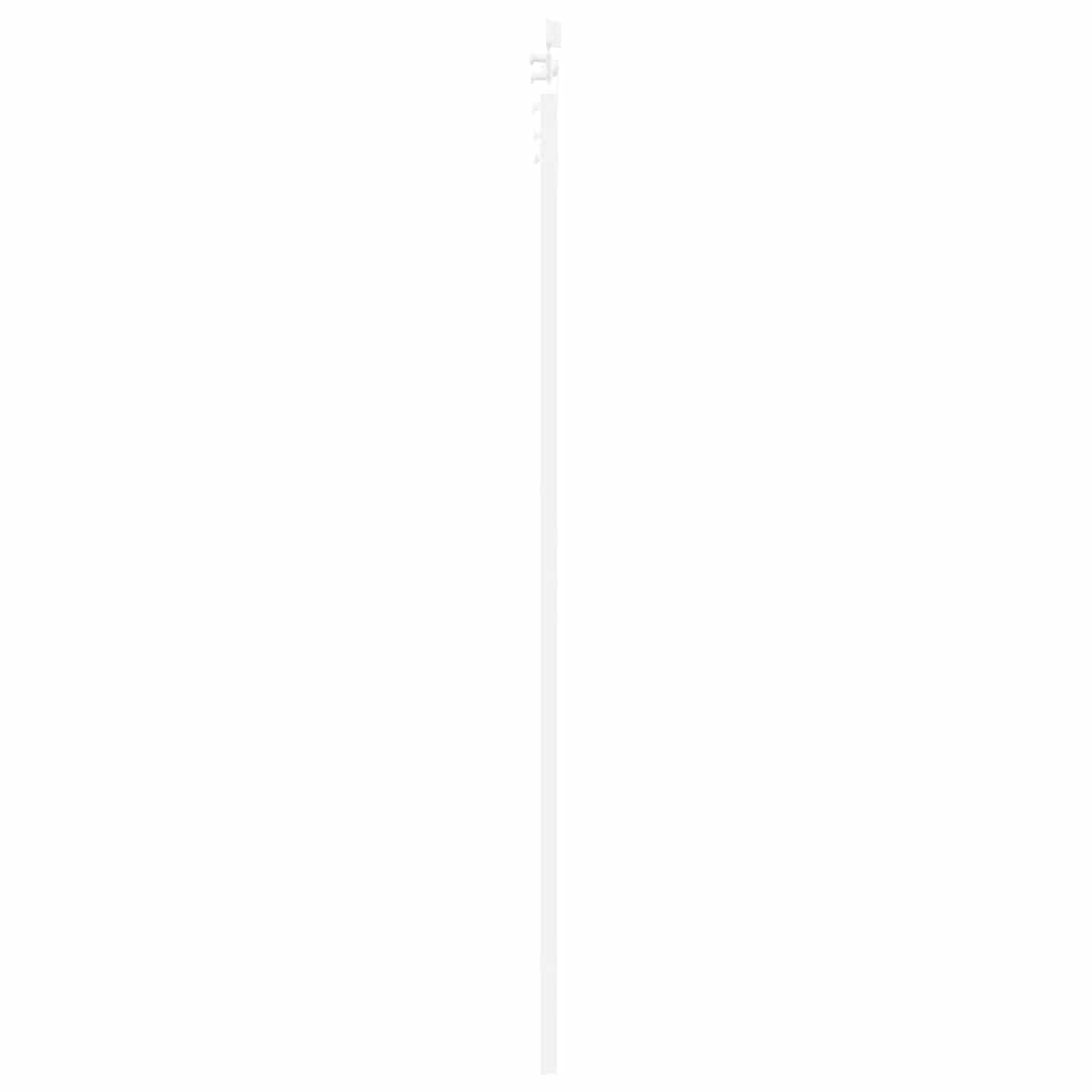 vidaXL Sliding Door ORKDAL 83 x 202 cm Solid Pine Wood and Glass White 5