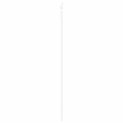 vidaXL Sliding Door ORKDAL 83 x 202 cm Solid Pine Wood and Glass White 5