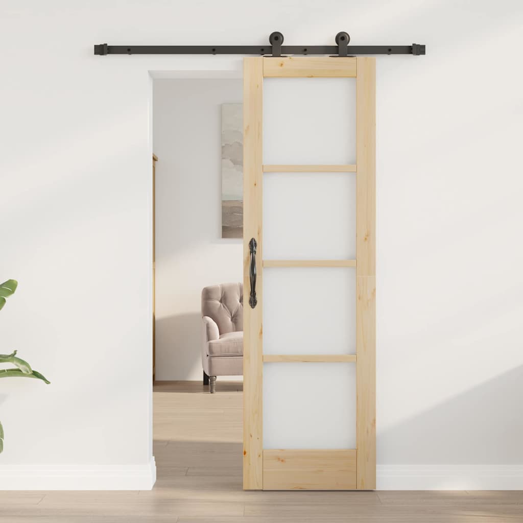 vidaXL Sliding Door ORKDAL Natural 61 x 198.5 cm 3