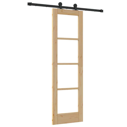 vidaXL Sliding Door ORKDAL Natural 61 x 198.5 cm 2