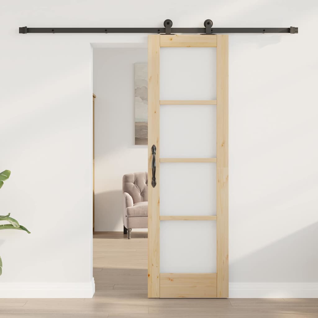 vidaXL Sliding Door ORKDAL Natural 61 x 198.5 cm 3