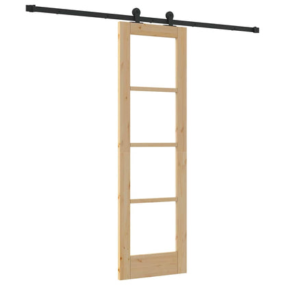 vidaXL Sliding Door ORKDAL Natural 61 x 198.5 cm 2