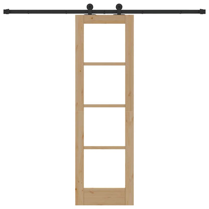 vidaXL Sliding Door ORKDAL Natural 61 x 198.5 cm 4