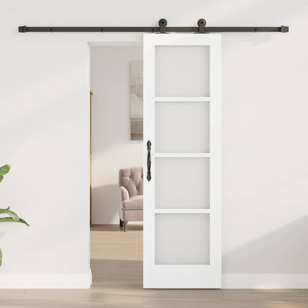 vidaXL Sliding Door ORKDAL White 61 x 198.5 cm 3