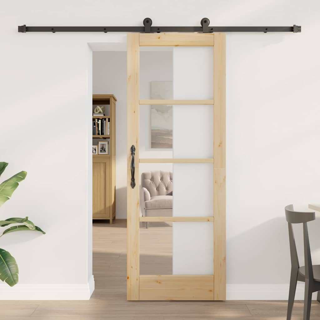 vidaXL Sliding Door ORKDAL Natural 73.5 x 198.5 cm 1