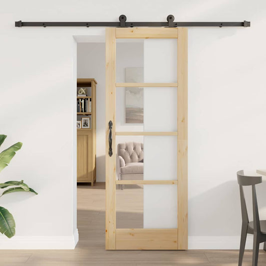vidaXL Sliding Door ORKDAL Natural 73.5 x 198.5 cm 1