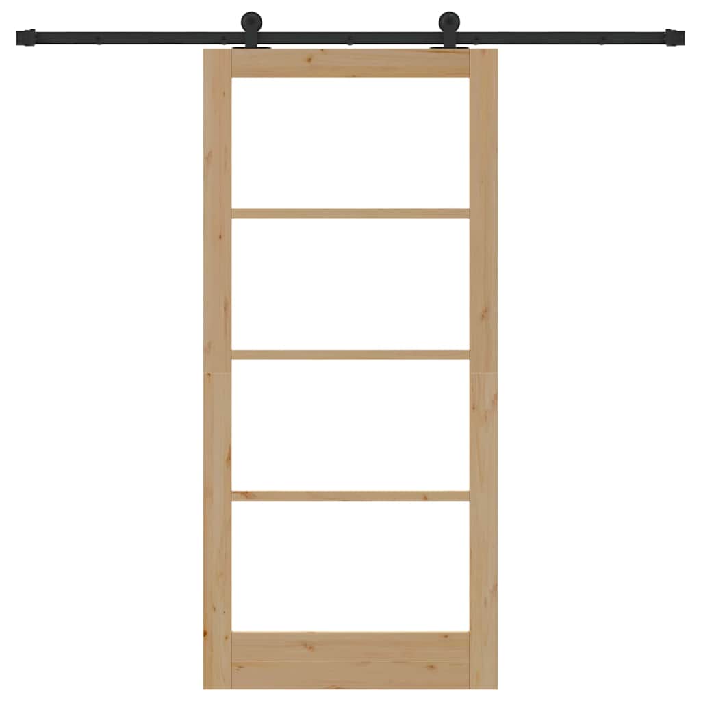 vidaXL Sliding Door ORKDAL Natural 93 x 202 cm 4