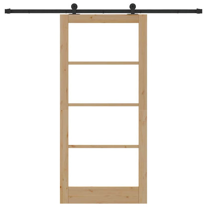 vidaXL Sliding Door ORKDAL Natural 93 x 202 cm 4
