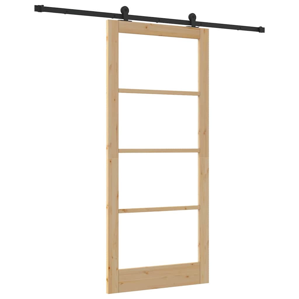 vidaXL Sliding Door ORKDAL Natural 93 x 211 cm 2