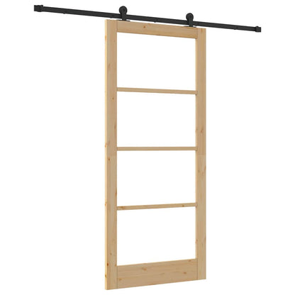 vidaXL Sliding Door ORKDAL Natural 93 x 211 cm 2