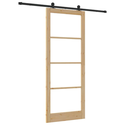 vidaXL Sliding Door ORKDAL Natural 93 x 232 cm 2
