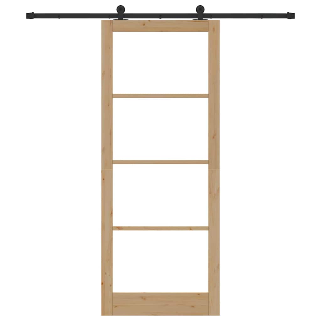 vidaXL Sliding Door ORKDAL Natural 93 x 232 cm 4