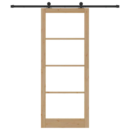 vidaXL Sliding Door ORKDAL Natural 93 x 232 cm 4