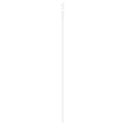 vidaXL Sliding Door 83 x 202 cm Solid Pine Wood and Glass White 5