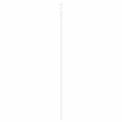 vidaXL Sliding Door 83 x 211 cm Solid Pine Wood and Glass White 5