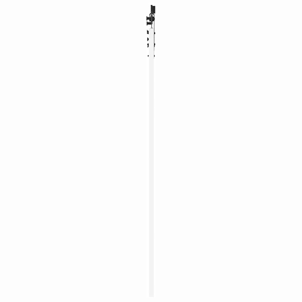 vidaXL Sliding Door White 83 x 202 cm Solid Pine Wood and Glass 5