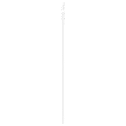 vidaXL Sliding Door 83 x 202 cm Solid Pine Wood and Glass White 5