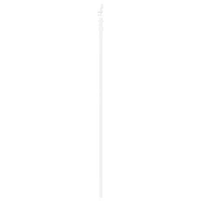 vidaXL Sliding Door 83 x 211 cm Solid Pine Wood and Glass White 5