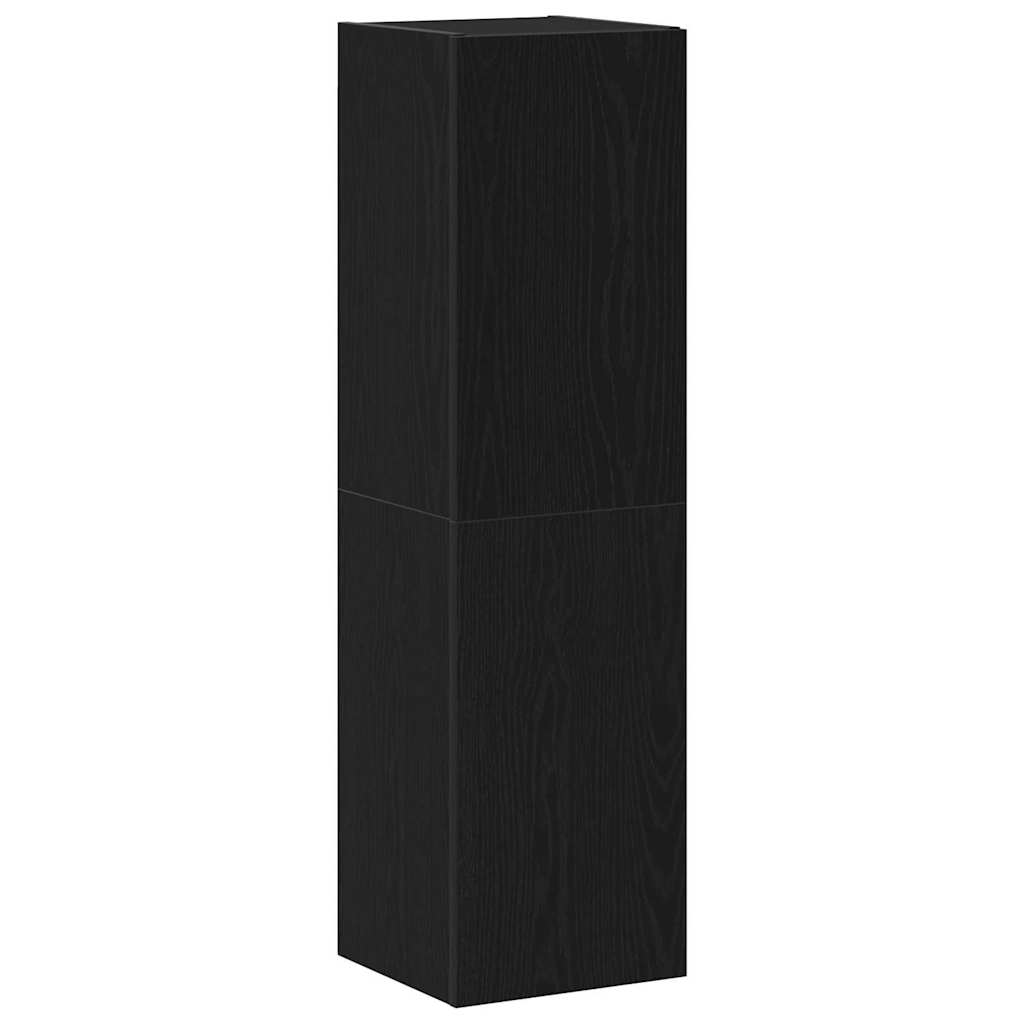 vidaXL TV Cabinet Set 5 pcs Black Oak Engineered Wood 6