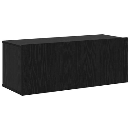 vidaXL TV Cabinet Set 6 pcs Black Oak Engineered Wood 6