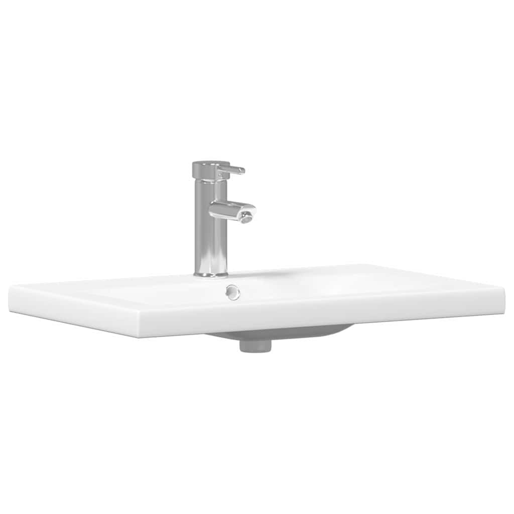 Sink Cabinet with Built-in Basin Engineered Wood 60 x 38.5 x 46 cm with faucet
