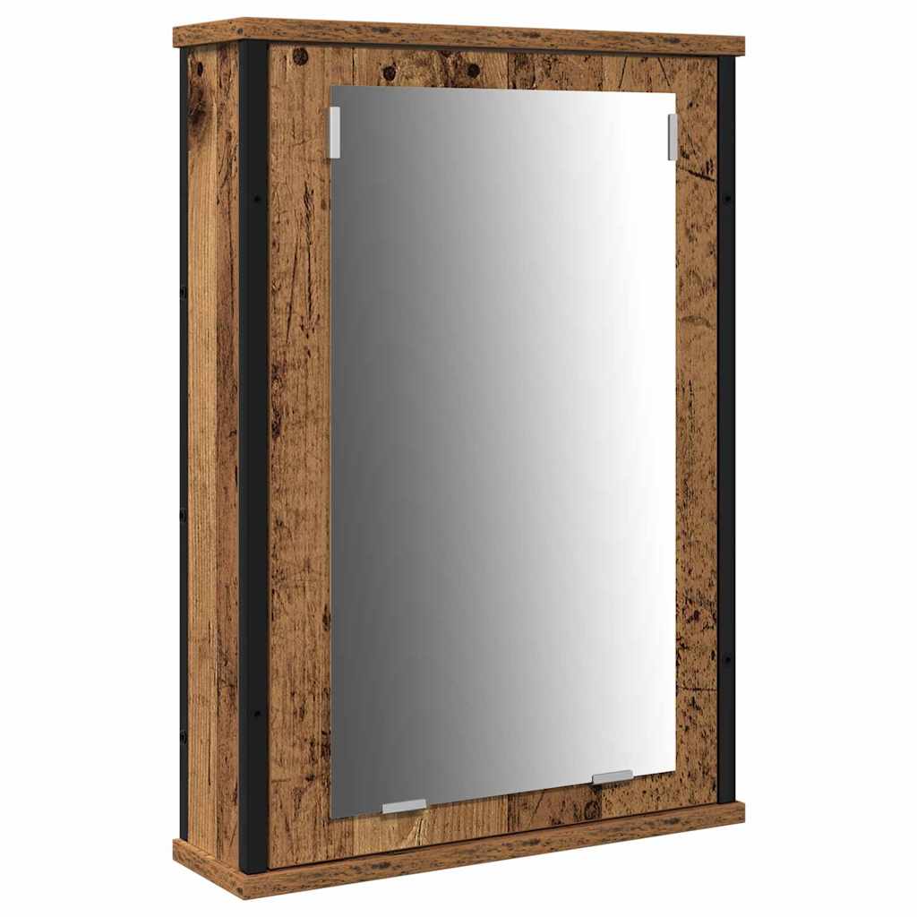 vidaXL Bathroom Furniture Set 3 pcs Old Wood Engineered Wood 5