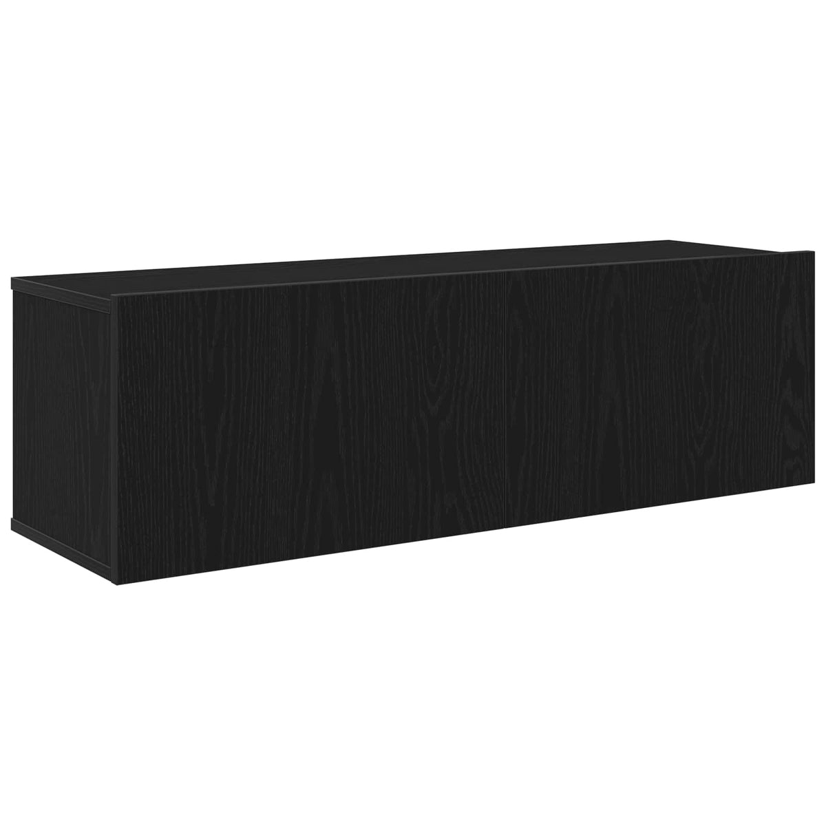 vidaXL TV Cabinet Set 7 pcs Black Oak Engineered Wood 4