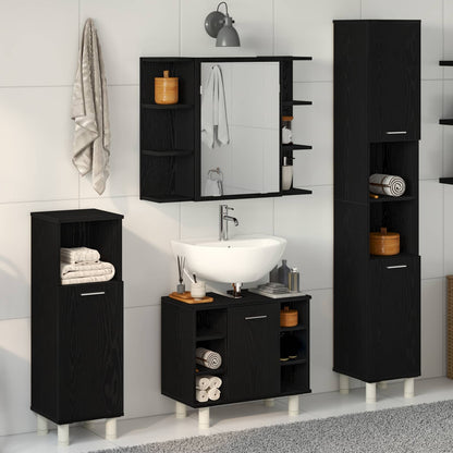 vidaXL 4 Piece Bathroom Furniture Set Engineered Wood