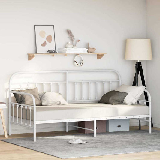 Daybed Frame Powder-Coated Steel without Trundle 100 cm 200 cm