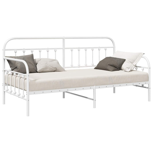 Daybed Frame Powder-Coated Steel without Trundle 100 cm 200 cm