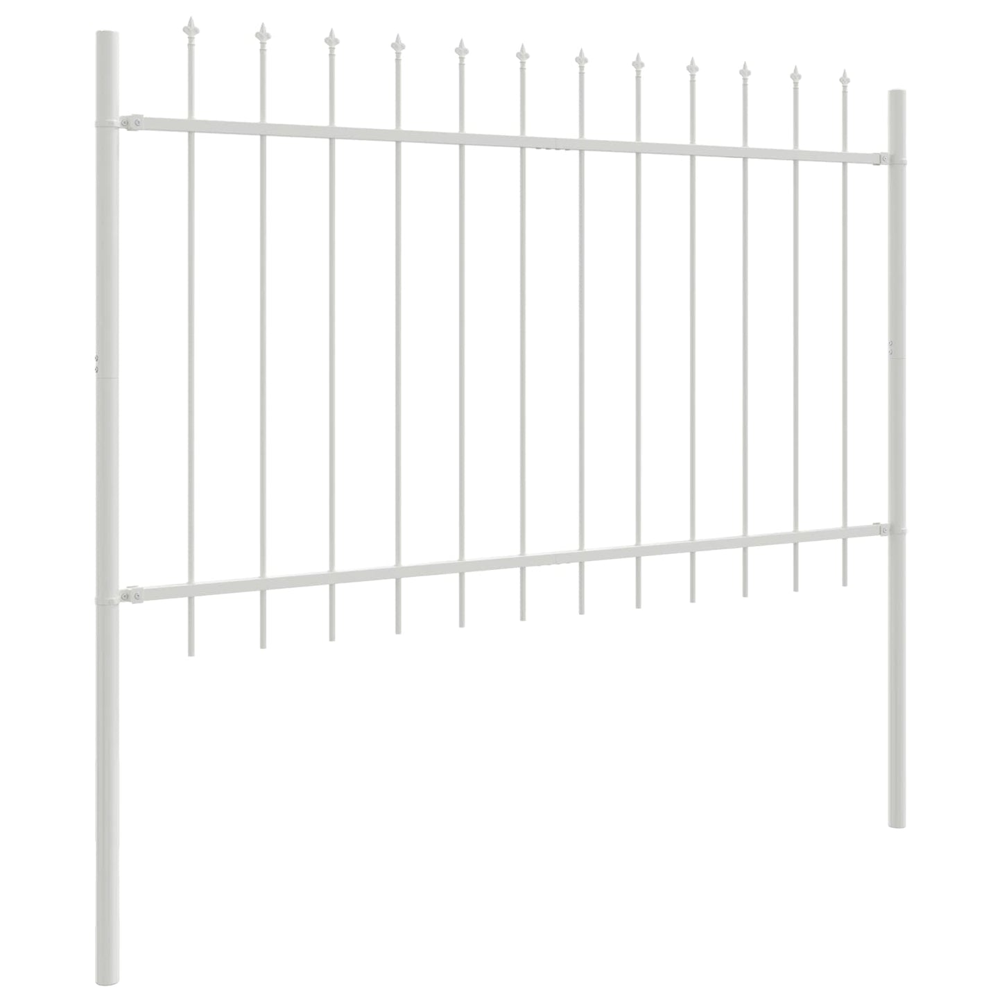 vidaXL Garden Fence WOERDEN 5 pcs 8.5 x 0.8 m Powder-coated Steel 4