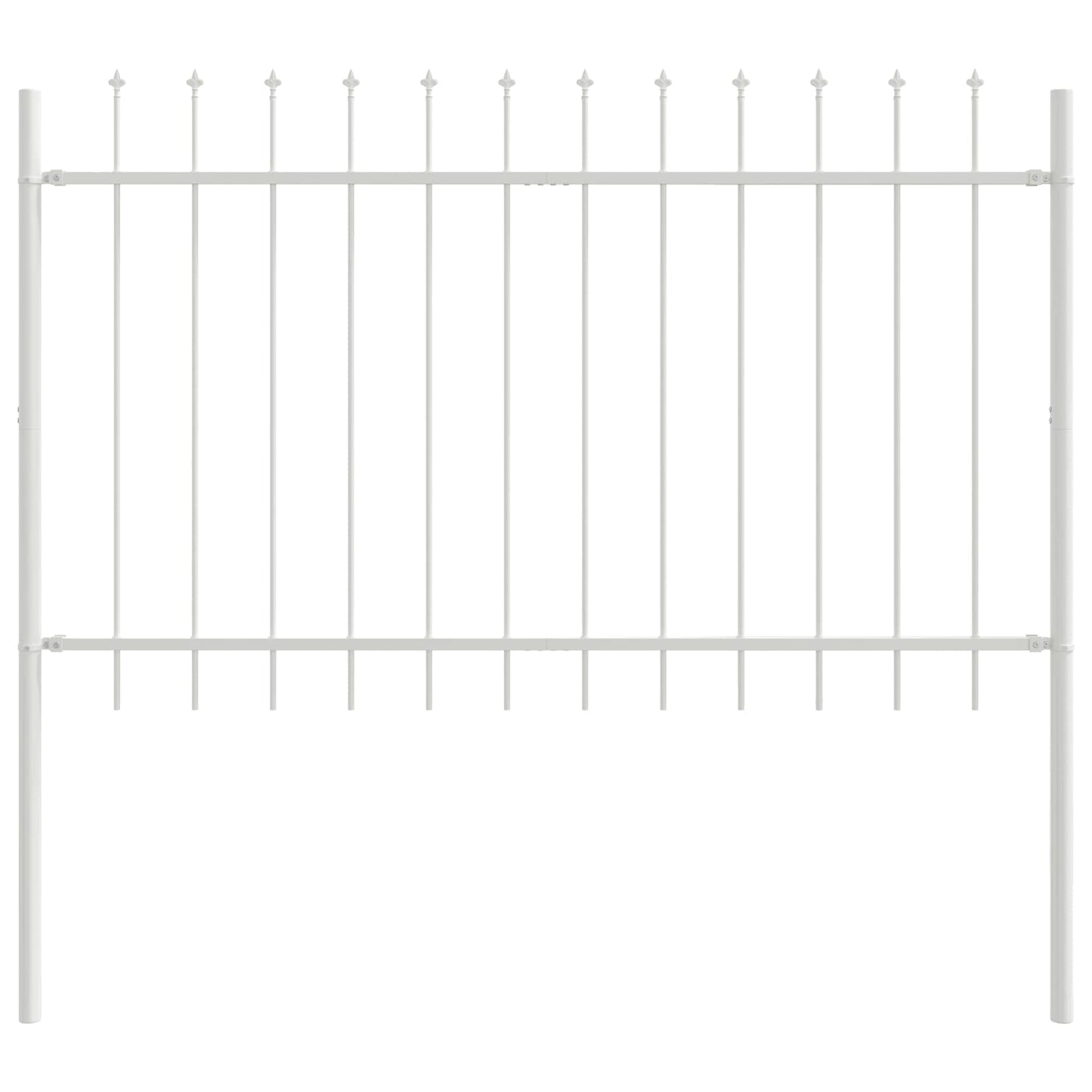 vidaXL Garden Fence WOERDEN 5 pcs 8.5 x 0.8 m Powder-coated Steel 5