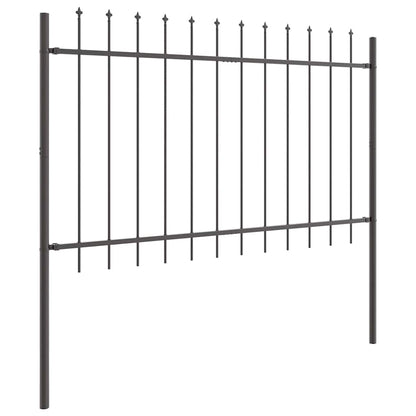 vidaXL Garden Fence WOERDEN 6 pcs 10.2 x 0.8 m Powder-coated Steel 4