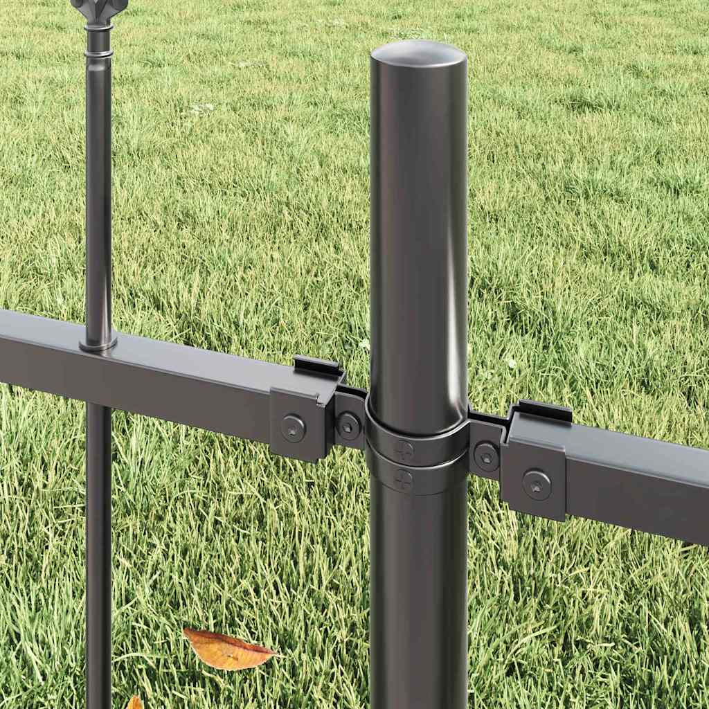 vidaXL Garden Fence WOERDEN 7 pcs 11.9 x 0.6 m Powder-coated Steel 3