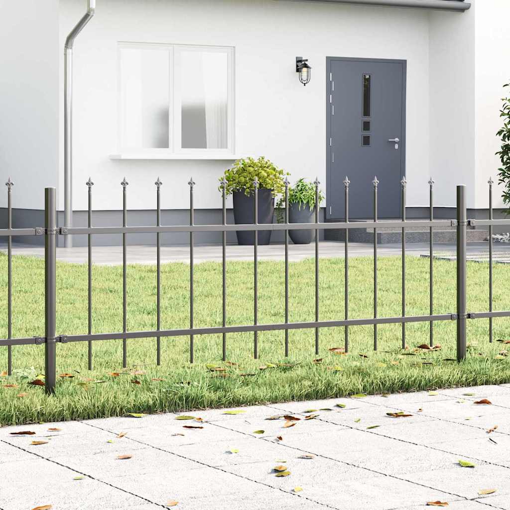 vidaXL Garden Fence WOERDEN 7 pcs 11.9 x 0.6 m Powder-coated Steel 1