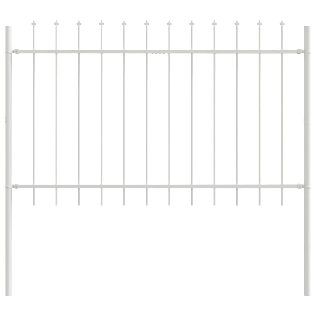 vidaXL Garden Fence WOERDEN 7 pcs 11.9 x 0.8 m Powder-coated Steel 5
