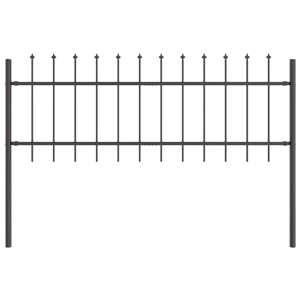 vidaXL Garden Fence WOERDEN 8 pcs 13.6 x 0.6 m Powder-coated Steel 5