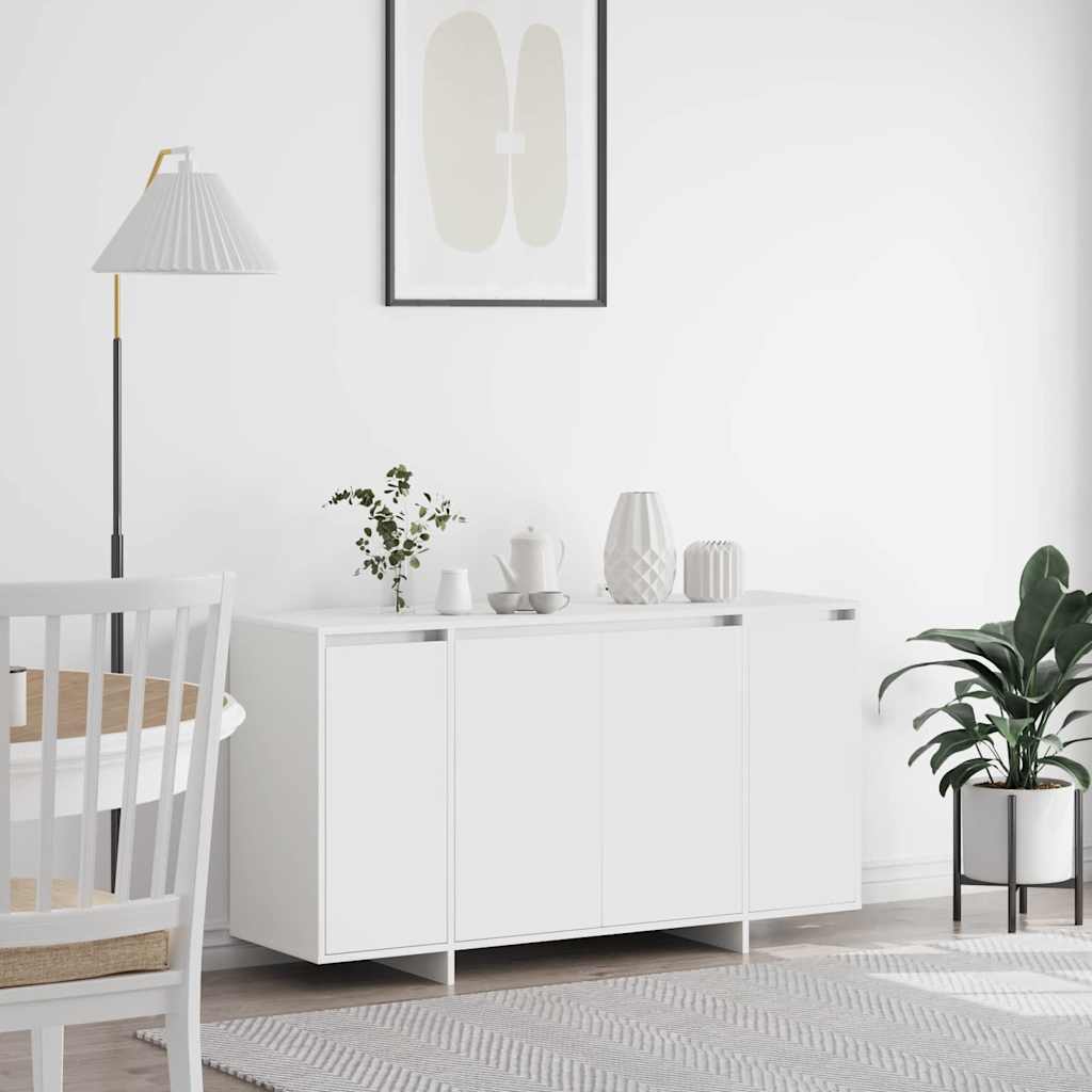 Sideboard 135 x 41 x 75 cm Engineered Wood White