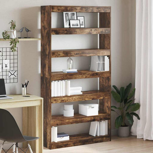 vidaXL Book Cabinet 6-Tier 100 x 30 x 198 cm Engineered Wood 1