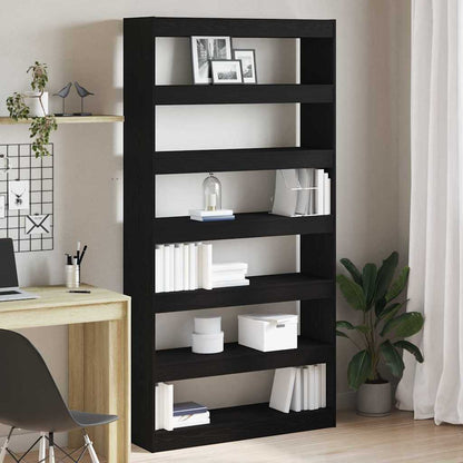 vidaXL Book Cabinet 6-Tier 100 x 30 x 198 cm Engineered Wood