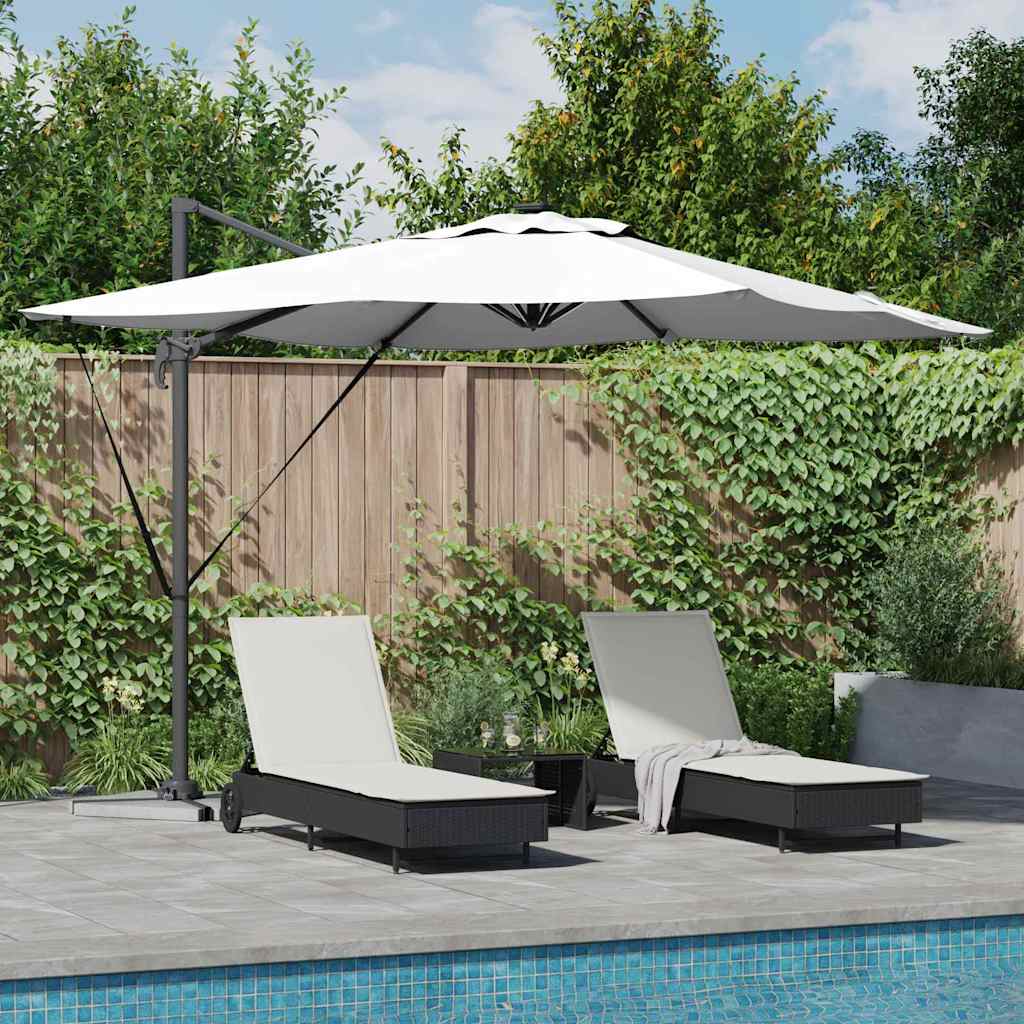 Umbrella 286 x 284 x 270 cm Aluminium and Polyester Sand