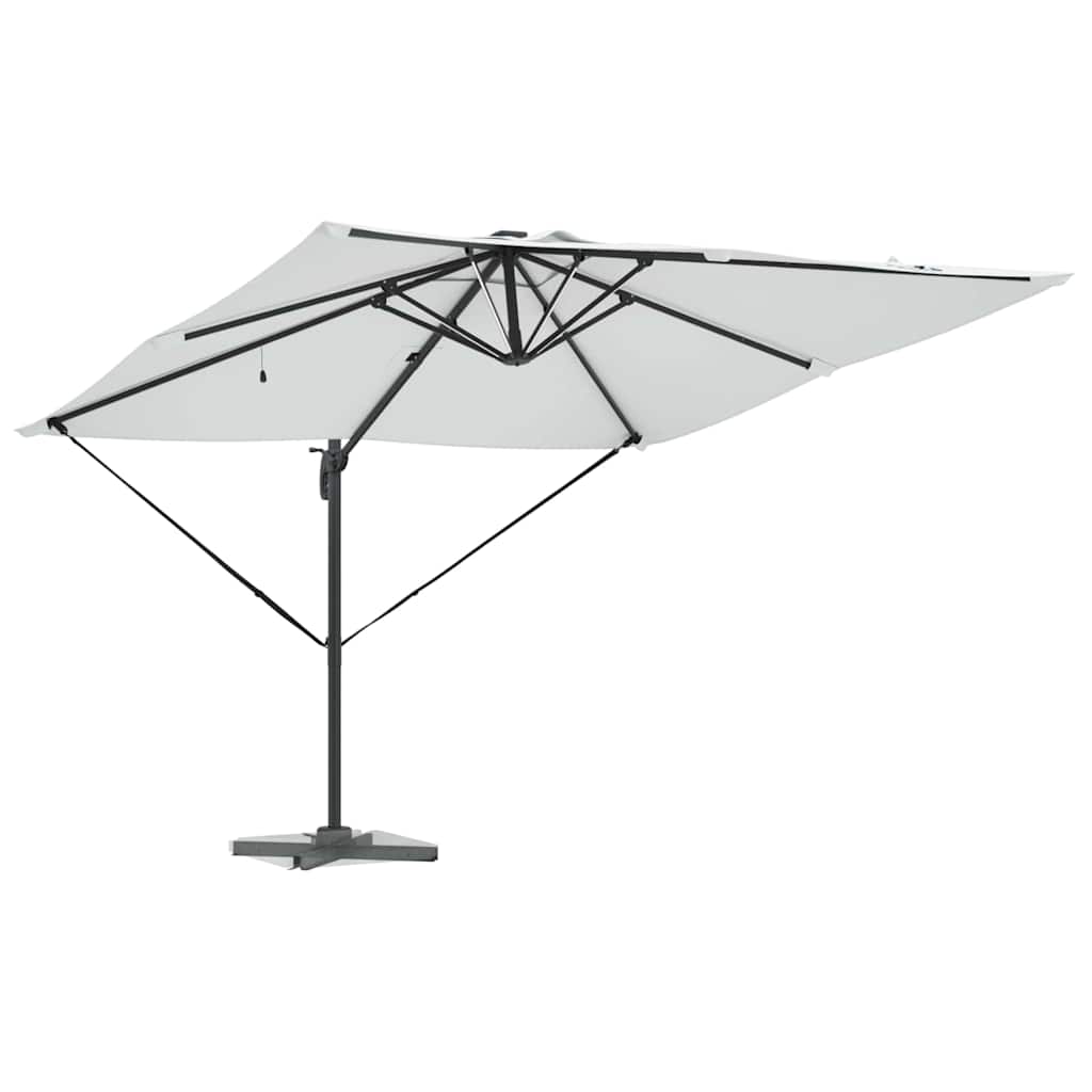 Umbrella 286 x 284 x 270 cm Aluminium and Polyester Sand