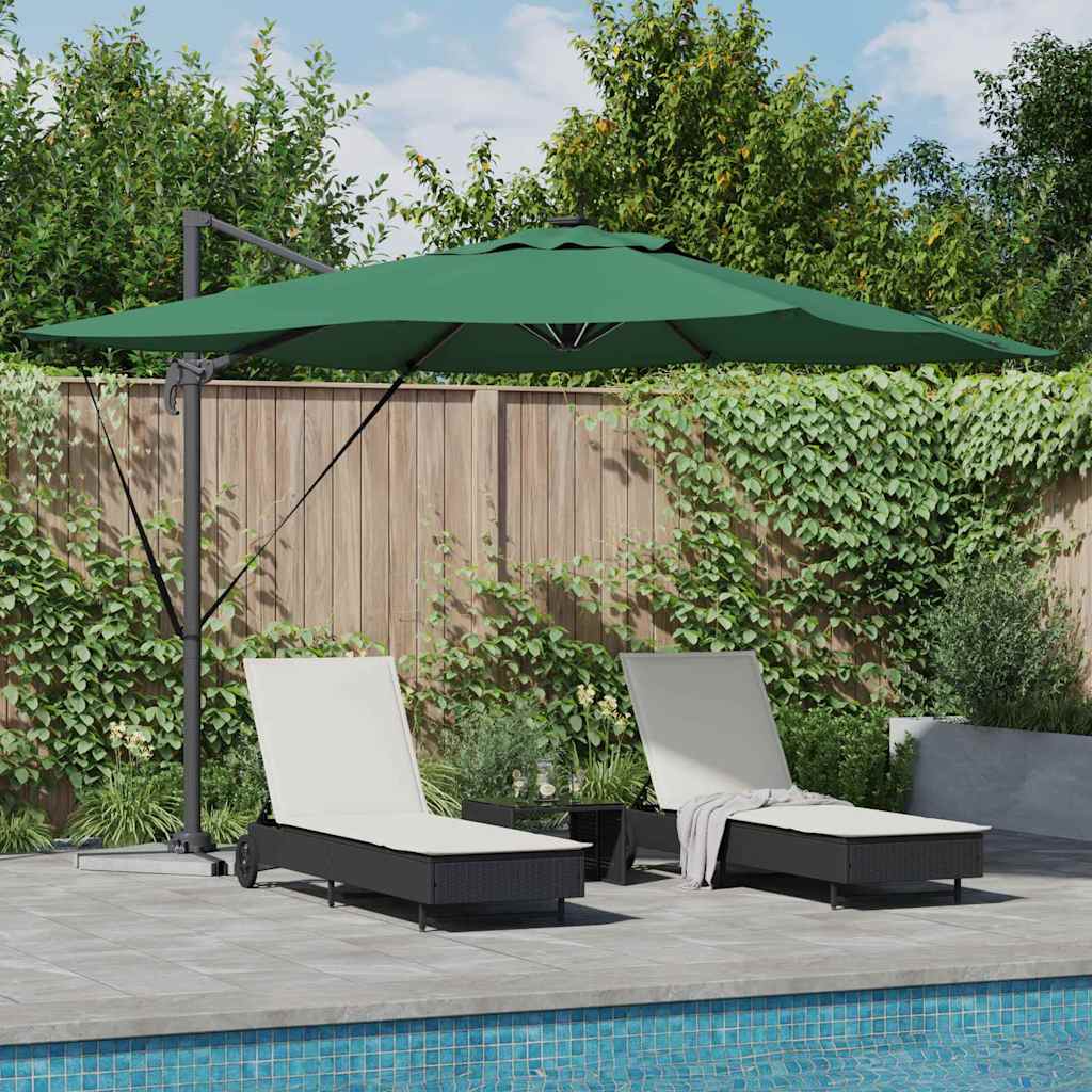 Umbrella 286 x 284 x 270 cm Aluminium and Polyester Green